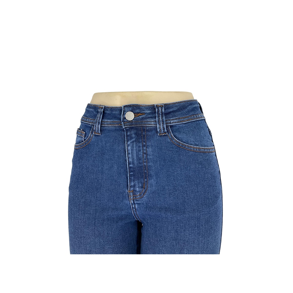 Women's Medium Blue High-Waisted Skinny Jeans