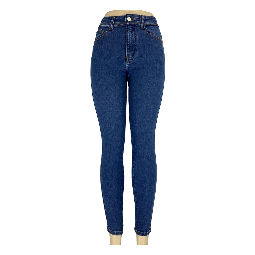 Women's Medium Blue High-Waisted Skinny Jeans
